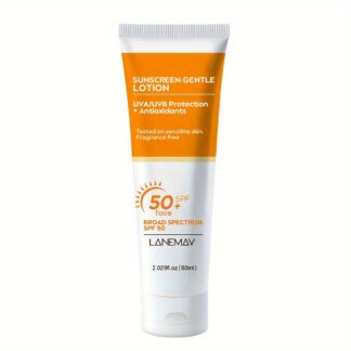 LANEMAY 50 Facial Sunscreen - Hyaluronic Acid & Niacinamide | Broad Spectrum UVA/UVB, Non-Greasy