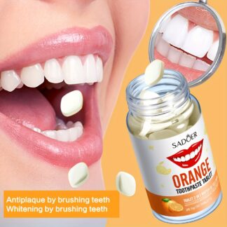 Orange Flavored Toothpaste Tablets 28.5g
