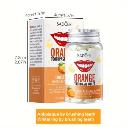 Orange Flavored Toothpaste Tablets 28.5g - Image 5