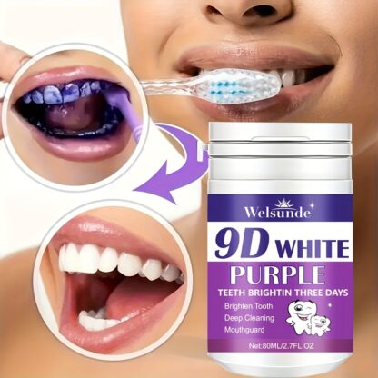 Welsunde 9D White Purple Tooth Powder - Image 5