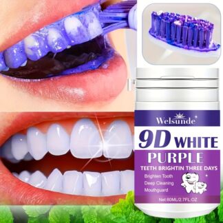 Welsunde 9D White Purple Tooth Powder
