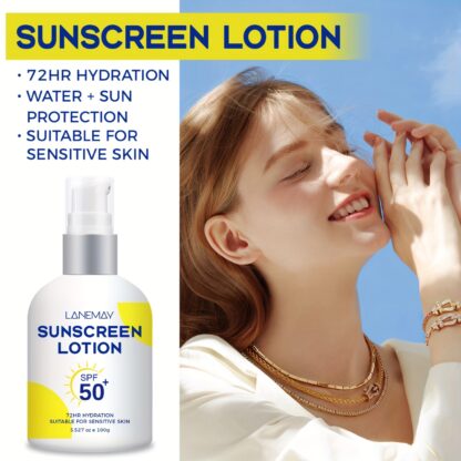 Lanemay Sunscreen Lotion SPF 50+ With Vitamin E - Image 2