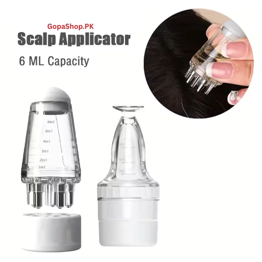 Scalp Oil Applicator Bottle – Precision Hair Oil Dispenser (6ml Refillable) - Image 3